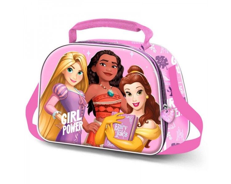 Bolsa Portameriendas 3D Princesas Disney