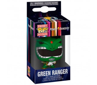 Llavero Pocket Pop Power Rangers 30Th Anniversary Green Rang