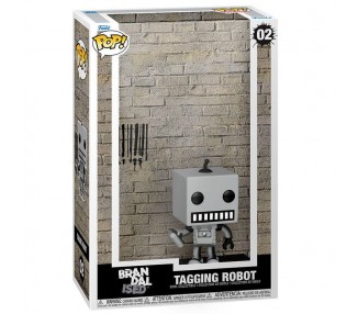 Figura Pop Art Cover Brandalised Tagging Robot