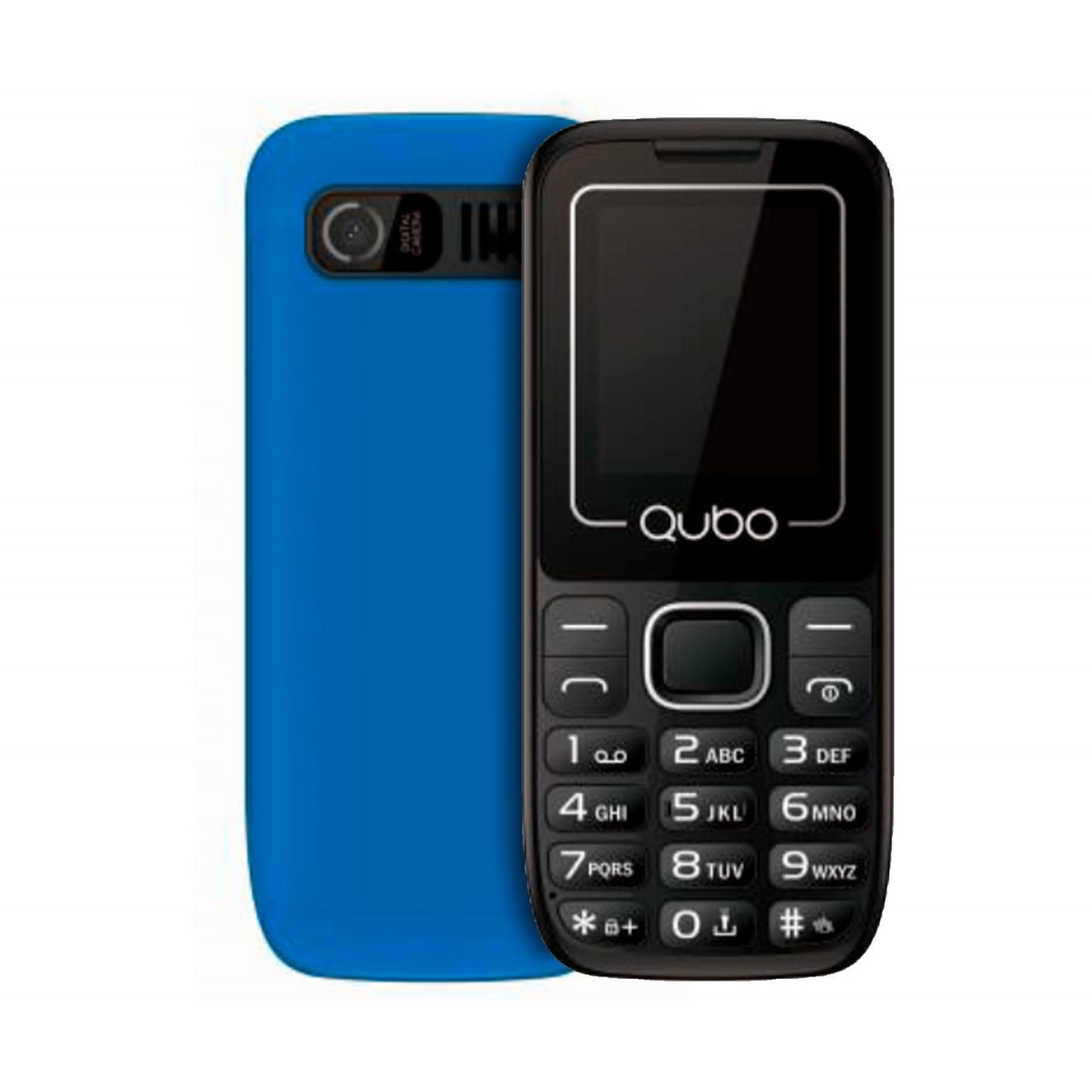 Teléfono Móvil Qubo P180 Blue / Móvil 1,77"