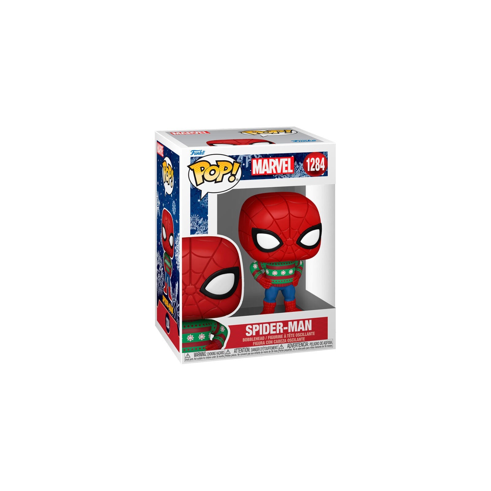 Figura Pop Marvel Holiday Spiderman
