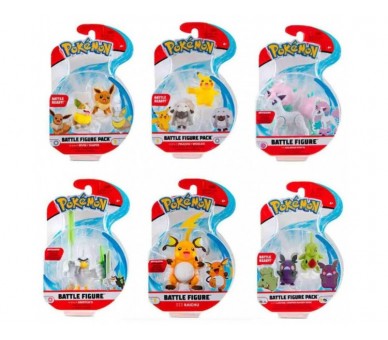 Figura Battle Pokemon 5Cm Surtido 6 Unidades