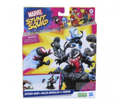 Set De Juego Hasbro Marvel Stunt Squad Villain Knockdown Spi