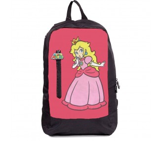 Mochila Peach Super Mario Bros 40Cm 6 Unidades