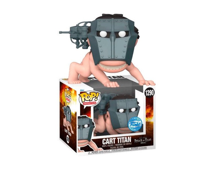 Figura Pop Super Attack On Titan Cart Titan Exclusive