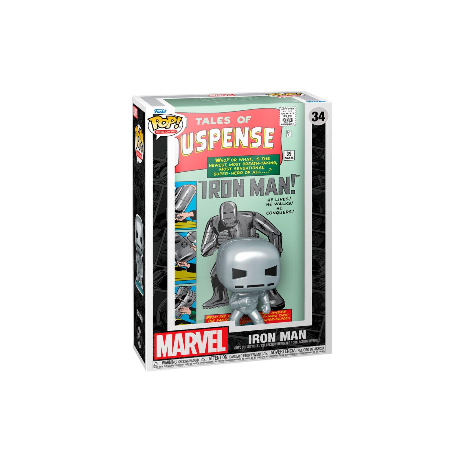 Figura Pop Comic Cover Marvel Tales Of Suspense Iron Man