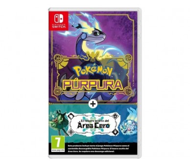 Pokémon Purpura+Pack Expansión "Tesoro Oculto Area Cero"