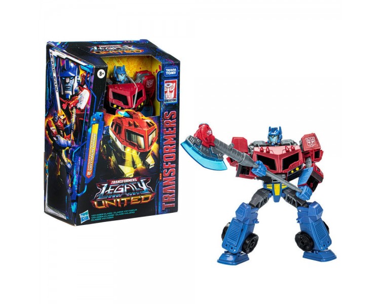 Figura Optimus Prime Animated Universe Voyager Class Legacy