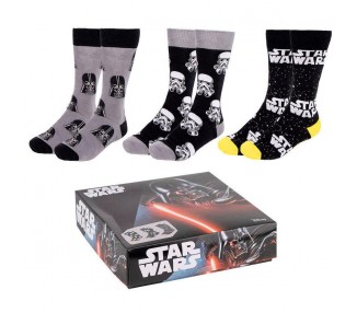 Set 3 Calcetines Star Wars Adulto Adulto