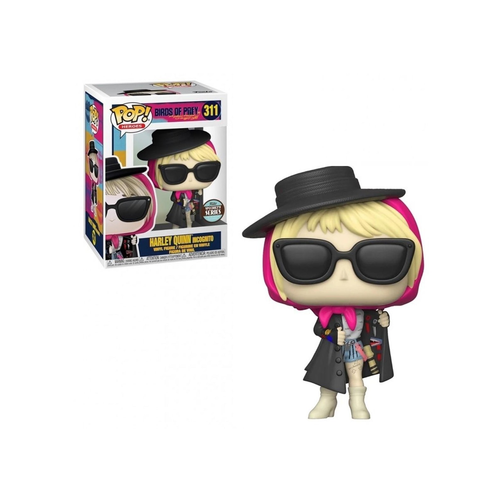 Figura Pop Birds Of Prey Harley Quinn Incognito Exclusive