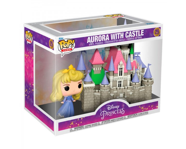 Figura Pop Town Disney Princesas Aurora With Castle