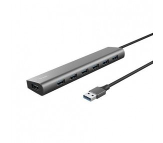 Hub Usb 3.2 Gen1 Trust Halyx/ 7Xusb/ 1Xusb-C