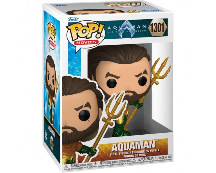 Figura Pop Dc Comics Aquaman Y El Reino Perdido Aquaman