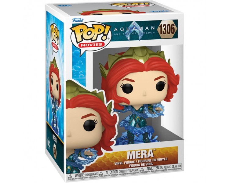 Figura Pop Dc Comics Aquaman Y El Reino Perdido Mera