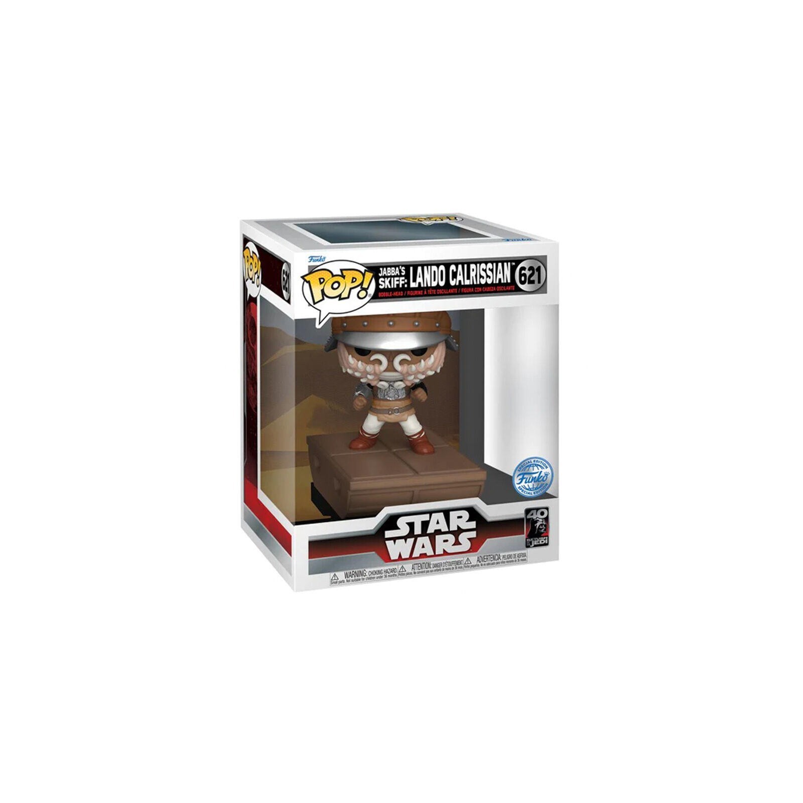 Figura Pop Deluxe Star Wars Jabba Skiff Lando Calrissian Exc
