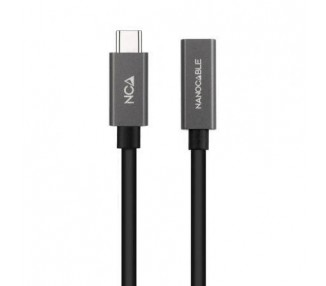 Cable Alargador Usb 3.2 Nanocable 10.01.4401/ Usb Tipo-C Mac