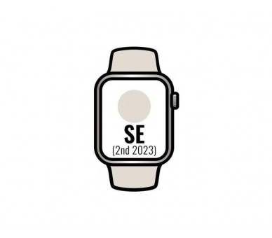 Apple Watch Se 2 Gen 2023/ Gps/ 44Mm/ Caja De Aluminio Blanc