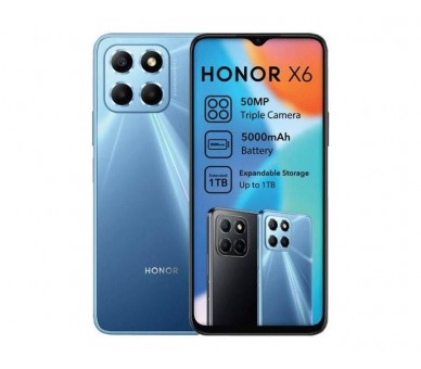 Smartphone Honor X6 6,5"Hd 4Gb/64Gb Ocean Blue 50Mpx/5Mp Bat