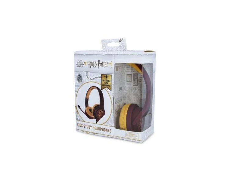 Auriculares Interactive Escudo Hogwarts Amarillo/Granate