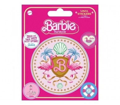 Pack 5 Pegatinas Barbie (This Is The Best Day Ever)