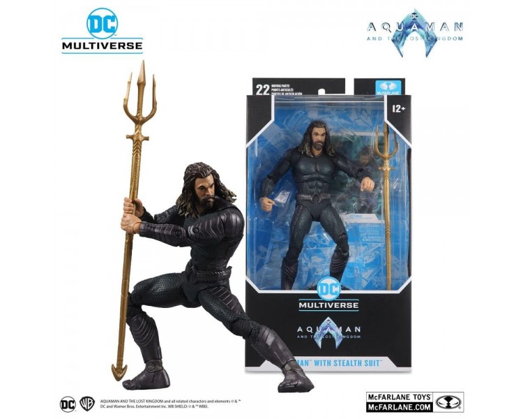 Figura Mcfarlane Toys Dc Aquaman 2 Movie 7In -  Aquaman Con