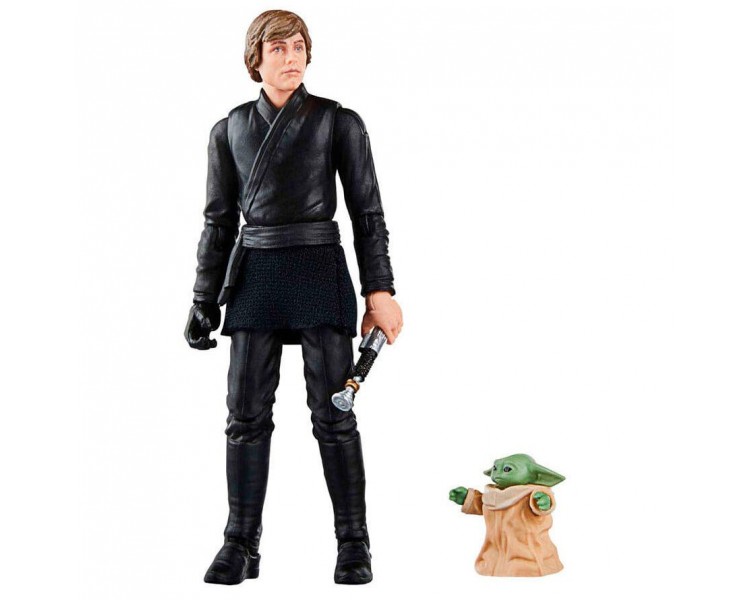 Figuras Luke Skywalker & Grogu El Libro De Boba Fett Star Wa