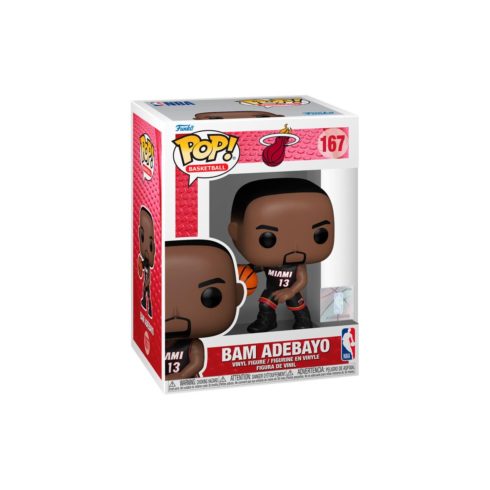 Figura Pop Nba Miami Heat Bam Adebayo