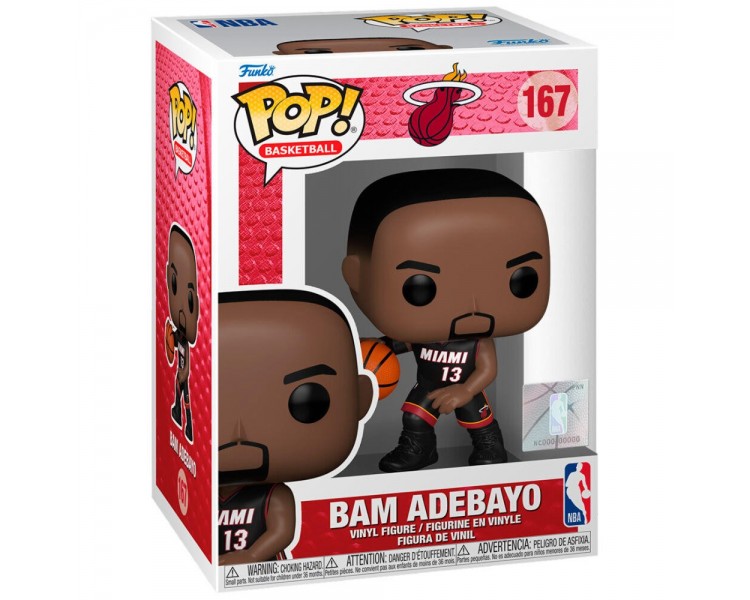 Figura Pop Nba Miami Heat Bam Adebayo