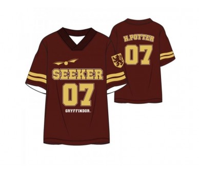 Camiseta Deportiva Oversize Quidditch Gryffindor Seeker L