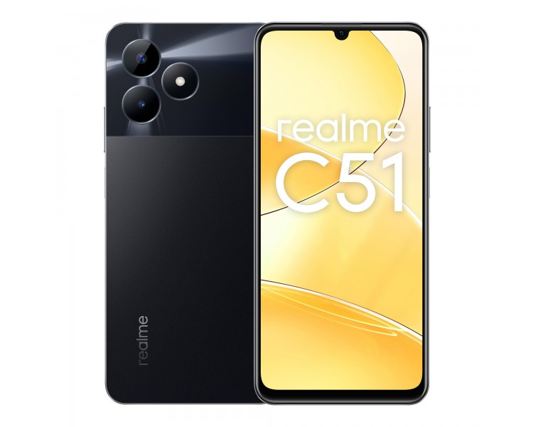 Smartphone Realme C51 6,74" 4Gb/128Gb 5Mp/50Mp Cabon Black