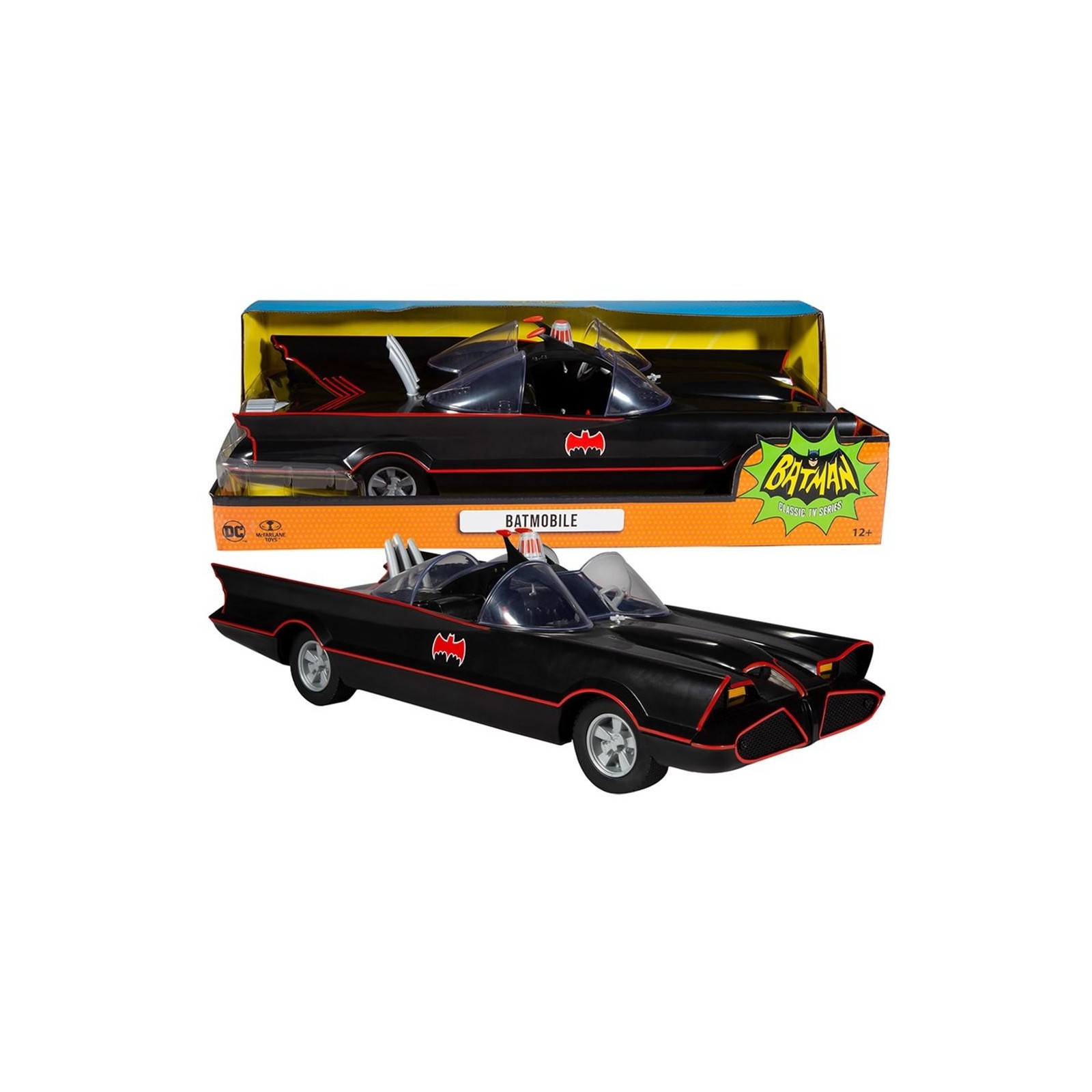 Figura Mcfarlane Toys Dc Retro 6In -  Batman 66 -  Batmobile