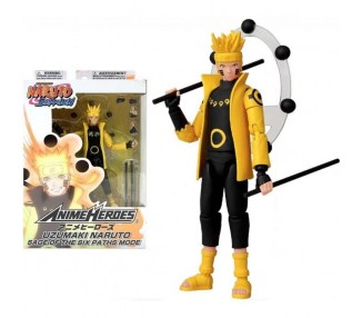 Figura Bandai Naruto Shipudden Anime Heroes Uzumaki Naruto M