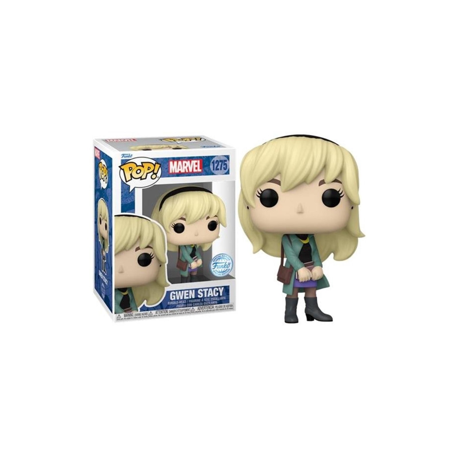 Funko Pop Marvel Spider - Man Gwen Stacy (1275) Exclusivo