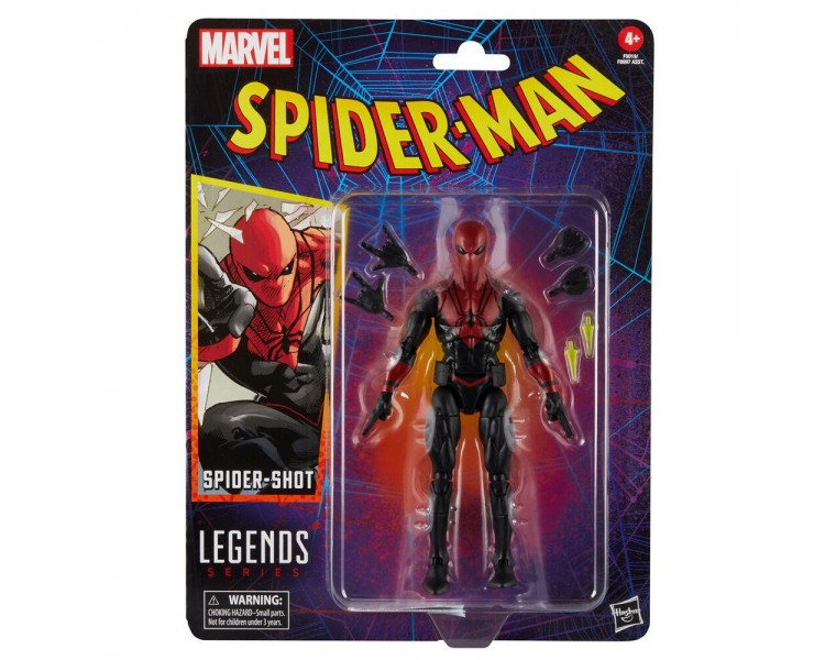 Figura Spider-Shot Spiderman Marvel 15Cm
