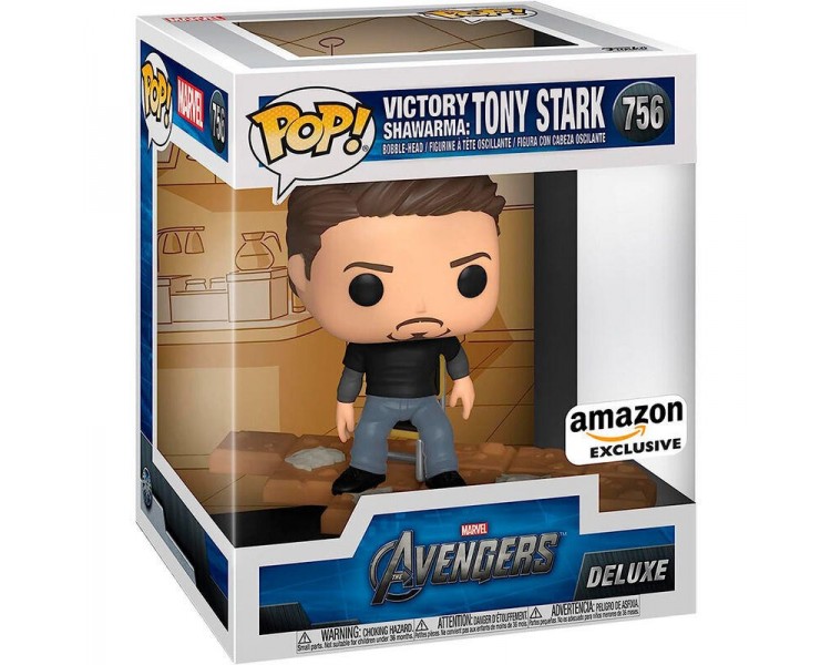 Figura Pop Deluxe Marvel Los Vengadores Avengers Tony Stark
