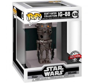 Figura Pop Deluxe Star Wars Bounty Hunters Ig-88 Exclusive