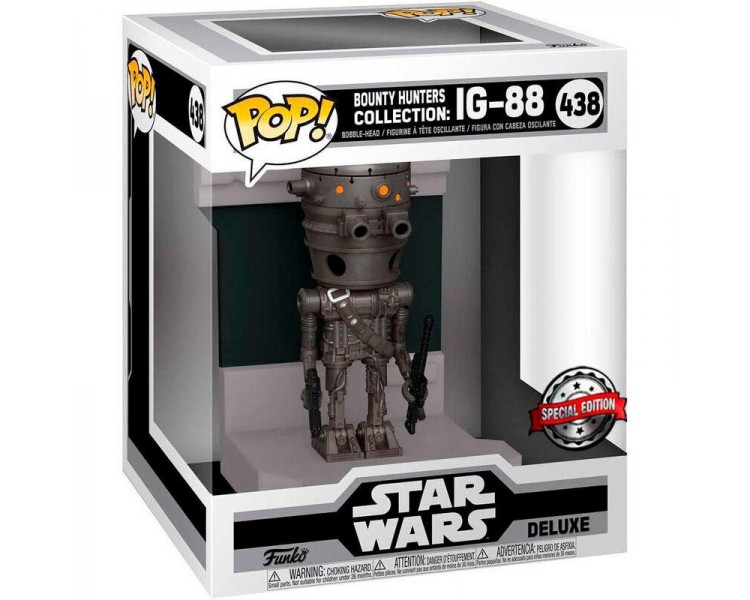 Figura Pop Deluxe Star Wars Bounty Hunters Ig-88 Exclusive