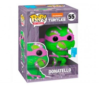 Figura Pop Tortugas Ninja Donatello Artist + Case Exclusive