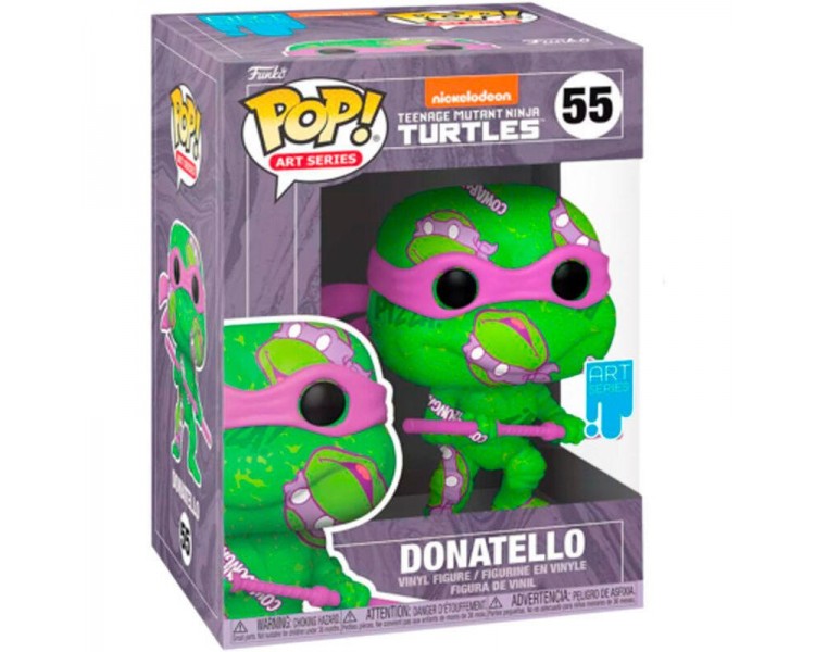 Figura Pop Tortugas Ninja Donatello Artist + Case Exclusive