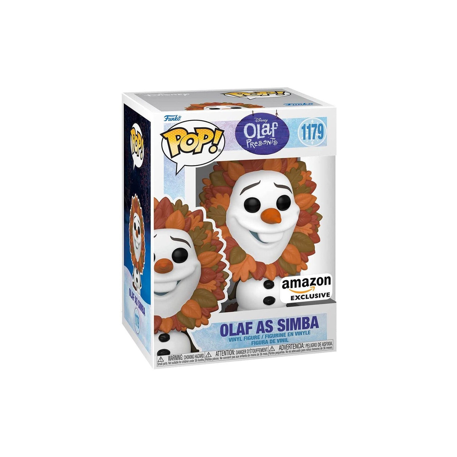 Figura Pop Disney Olaf Present Olaf As Simba Exclusive