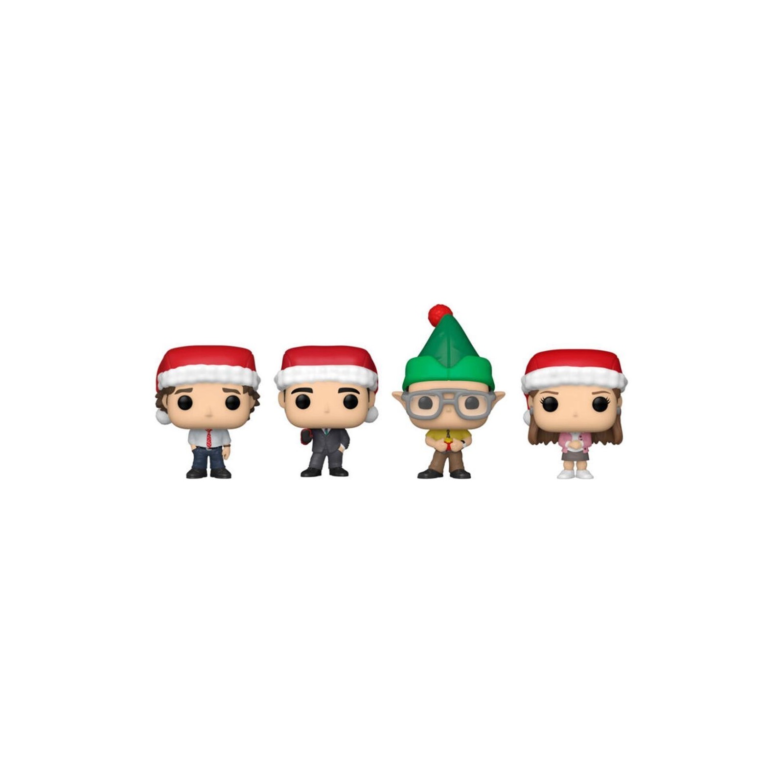 Set 4 Figuras Pocket Pop The Office Tree Holiday