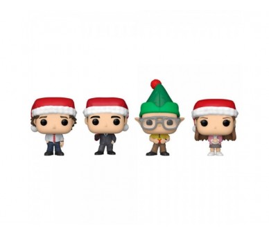 Set 4 Figuras Pocket Pop The Office Tree Holiday