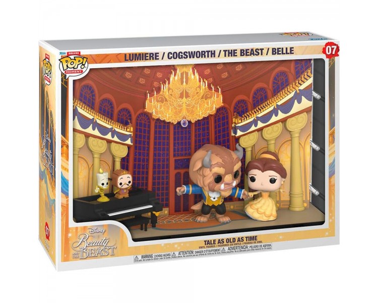 Figura Pop Moment Deluxe Disney La Bella Y La Bestia Tale As