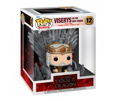 Figura Pop Deluxe House Of The Dragon Viserys On The Iron Th