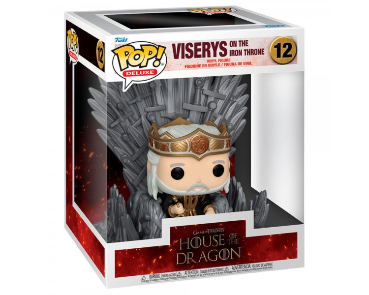 Figura Pop Deluxe House Of The Dragon Viserys On The Iron Th