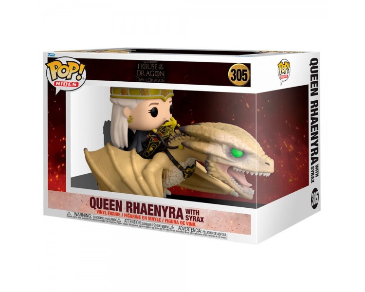 Figura Pop Rides Deluxe House Of The Dragon Queen Rhaenyra