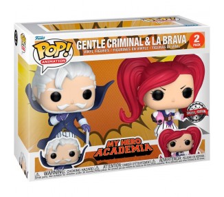 Blister 2 Figuras Pop My Hero Academia Gentle Criminal & La