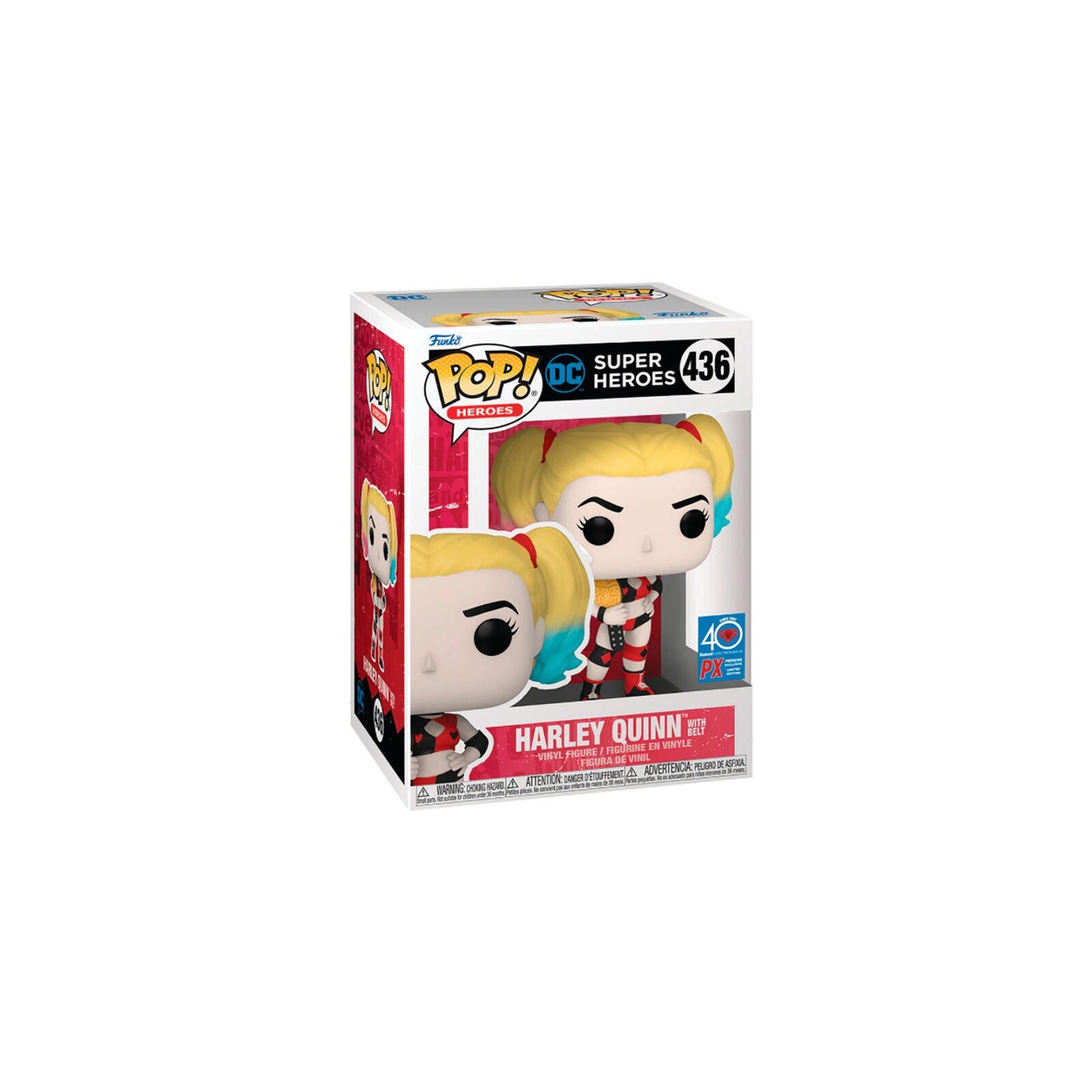 Figura Pop Dc Comics Super Heroes Harley Quinn Exclusive