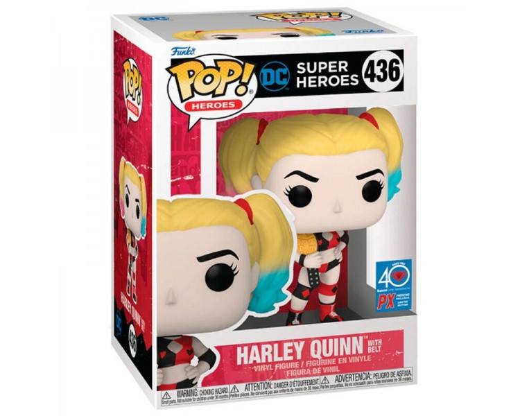 Figura Pop Dc Comics Super Heroes Harley Quinn Exclusive