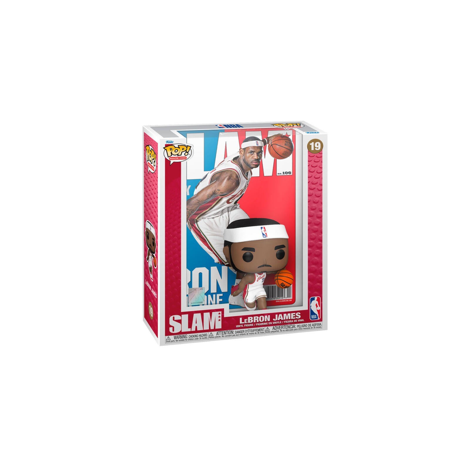 Figura Pop Cover Nba Slam Lebron James